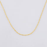 Morse Chain 1.4g / 18 in / 0.8mm 18K Yellow Gold