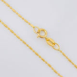 Morse Chain 1.4g / 18 in / 0.8mm 18K Yellow Gold