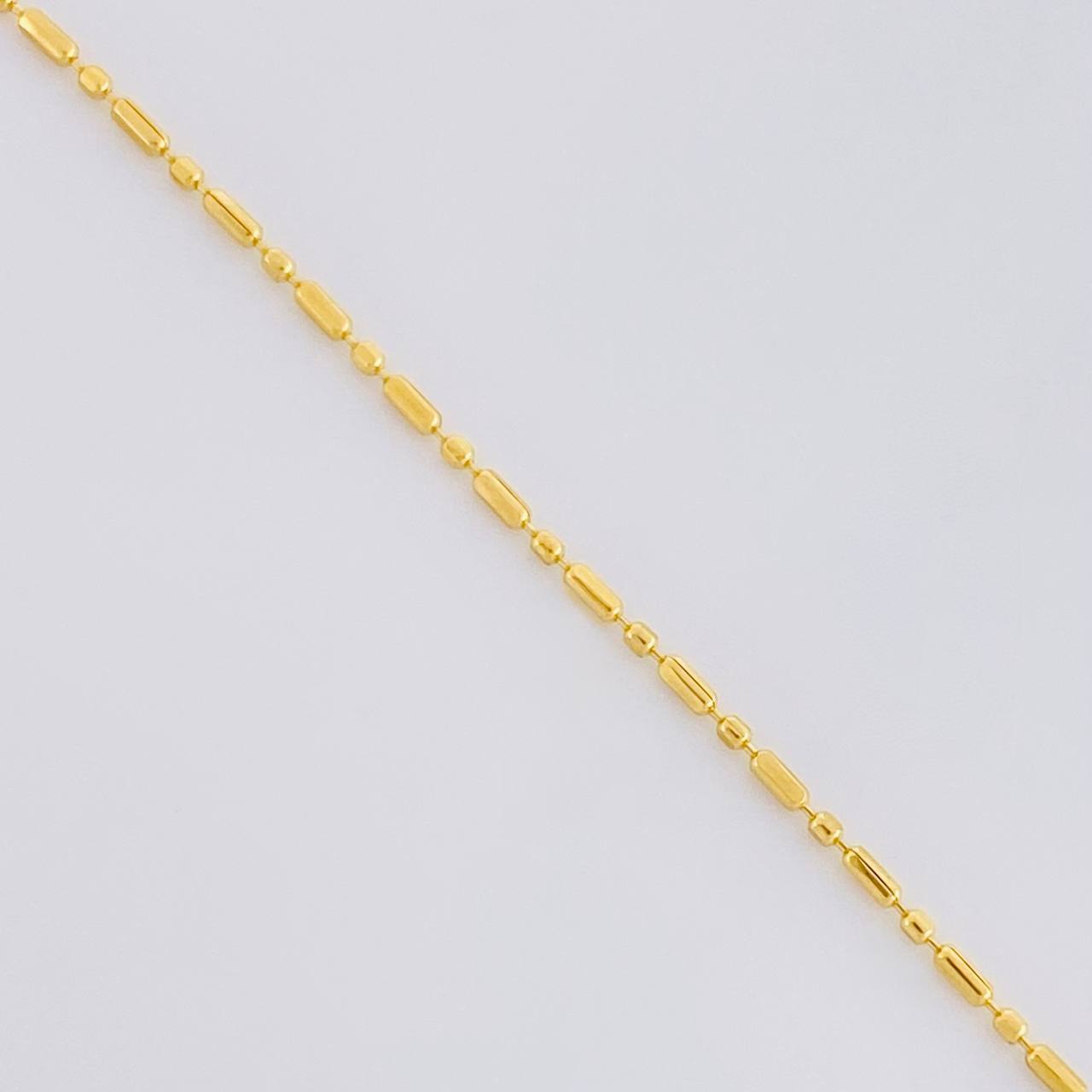 Morse Chain 1.4g / 18 in / 0.8mm 18K Yellow Gold