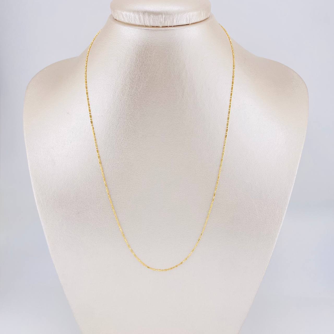 Morse Chain 1.4g / 18 in / 0.8mm 18K Yellow Gold
