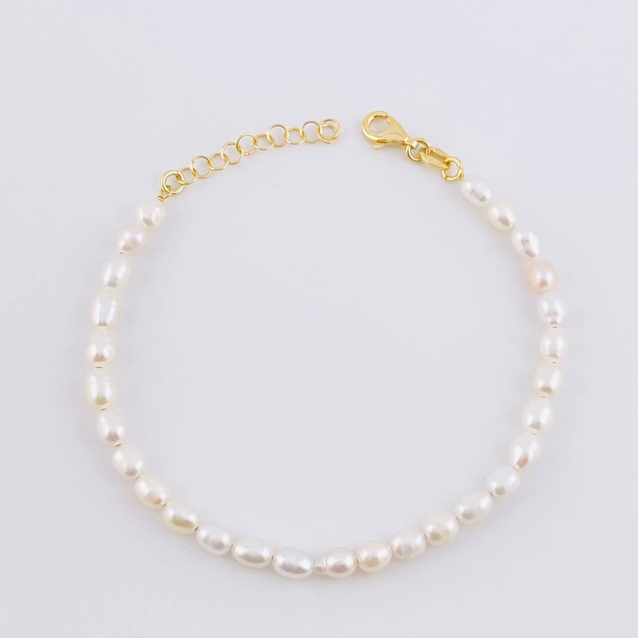 Bracelet Copos 4.7g / 8 in / 4.4mm Silver Vermeil 925
