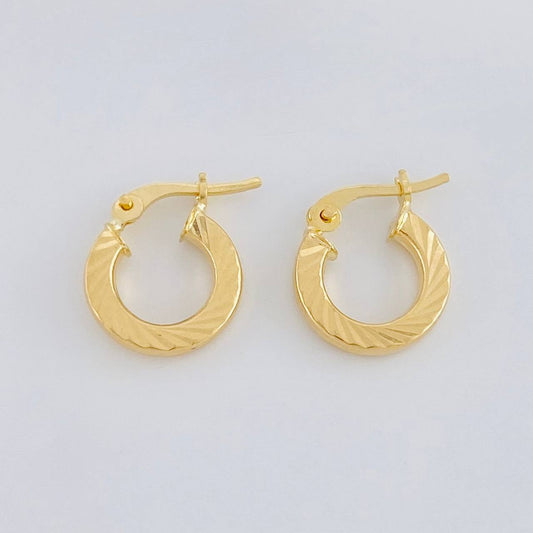 Candongas Valu 1.2g / 1/2 in Oro Amarillo 18K