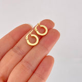 Candongas Valu 1.2g / 1/2 in Oro Amarillo 18K