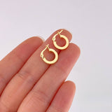 Candongas Valu Rayada 1.35g / 1/2 in Oro Amarillo 18K