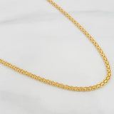 Cadena China 2.75g / 18 in / 2.15mm Oro Amarillo 18K