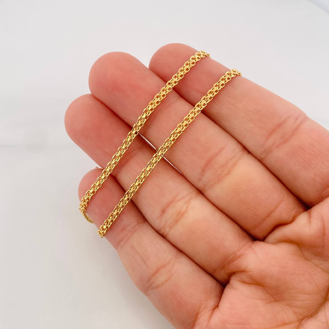 Cadena China 2.75g / 18 in / 2.15mm Oro Amarillo 18K