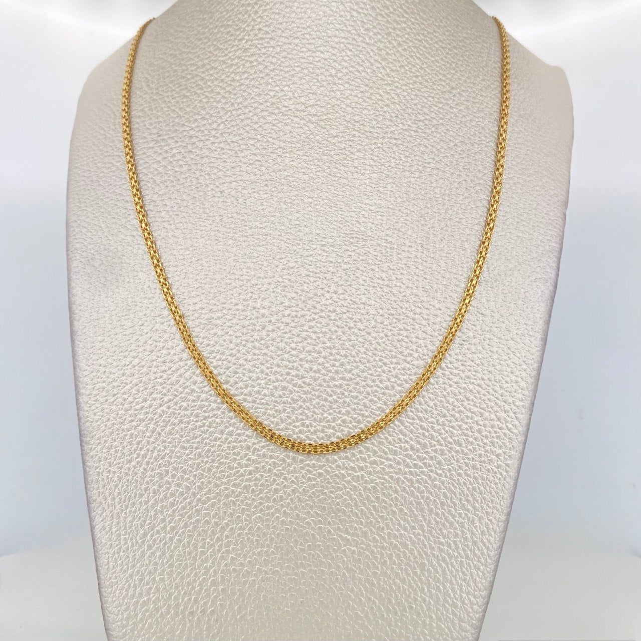 Cadena China 2.75g / 18 in / 2.15mm Oro Amarillo 18K