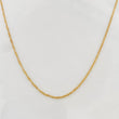 Singapore Chain 1.4g / 18 in / 1.1mm Yellow Gold 18K