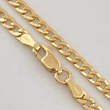 Cadena Cubana 7.45g / 24 in / 2.45mm Oro Amarillo 18K