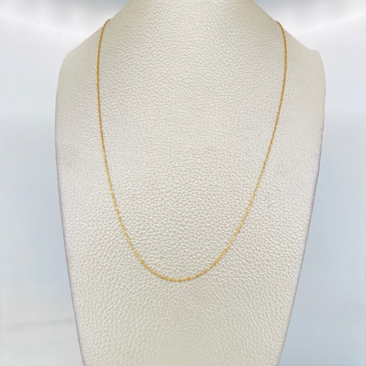 Cadena Morse 1.45g / 18 in / 0.8mm Oro Amarillo 18K