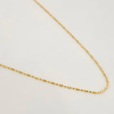 Cadena Morse 1.45g / 18 in / 0.8mm Oro Amarillo 18K