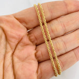 Cadena Lazo 3.65g / 20 in / 2.1mm Oro Amarillo 18K