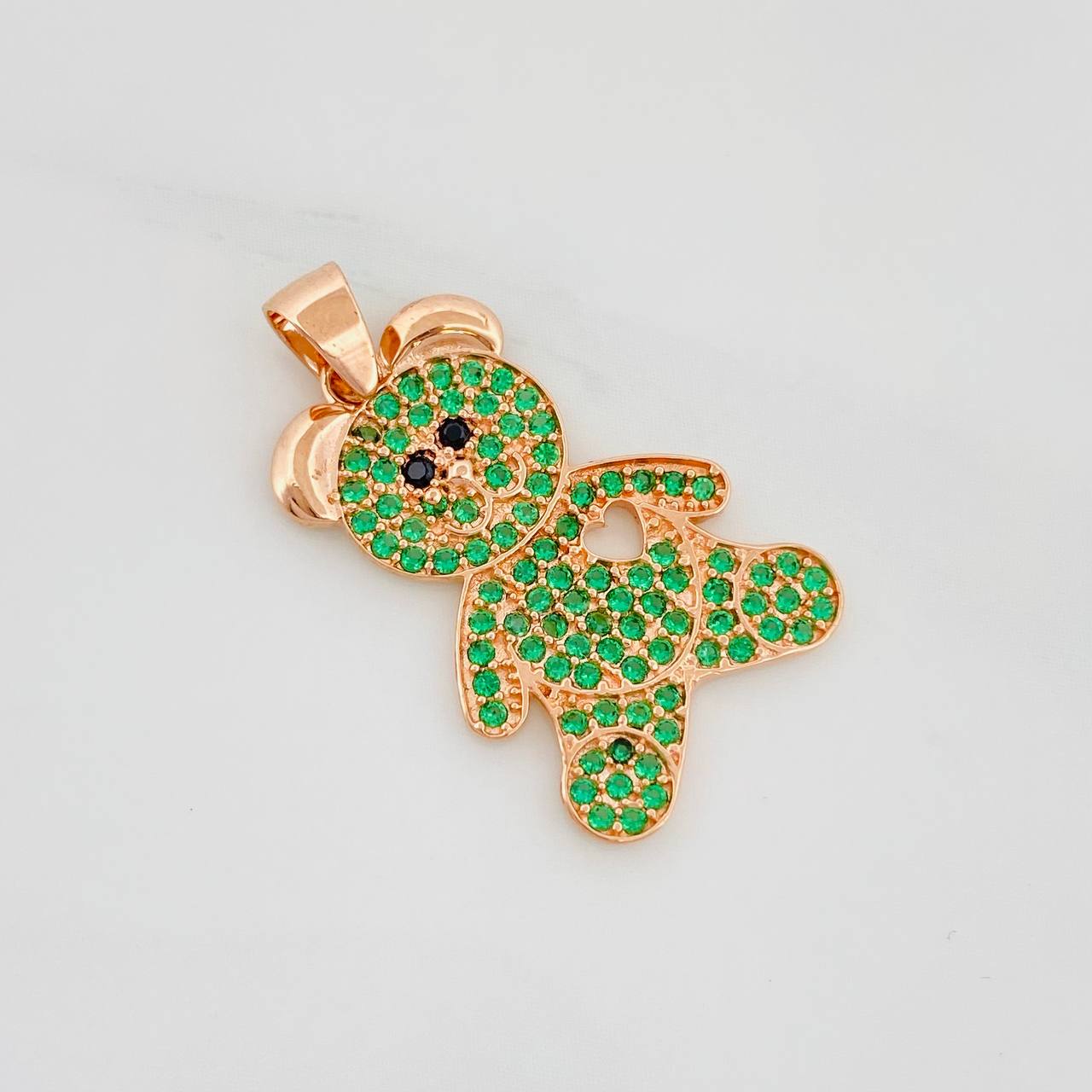 Dije Oso 2.1g / 1 in Oro Rosa 18K