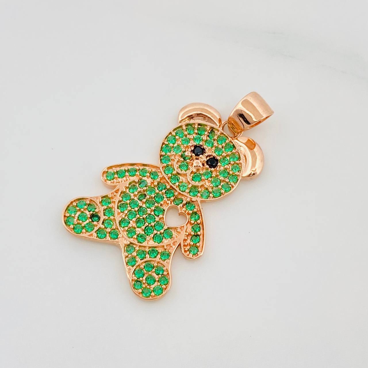 Dije Oso 2.1g / 1 in Oro Rosa 18K