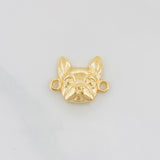 Herraje Rostro Perro 2.75g / 1/2 in Oro Amarillo 18K
