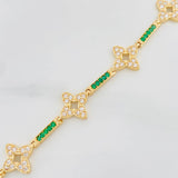 Pulso Flores 8.1g / 7 1/4 in / 2.23mm Oro Amarillo 18K