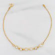 Pulso Aro Seguido Circulos 2.75g / 7 1/2 in / 1.39mm Oro Amarillo 18K