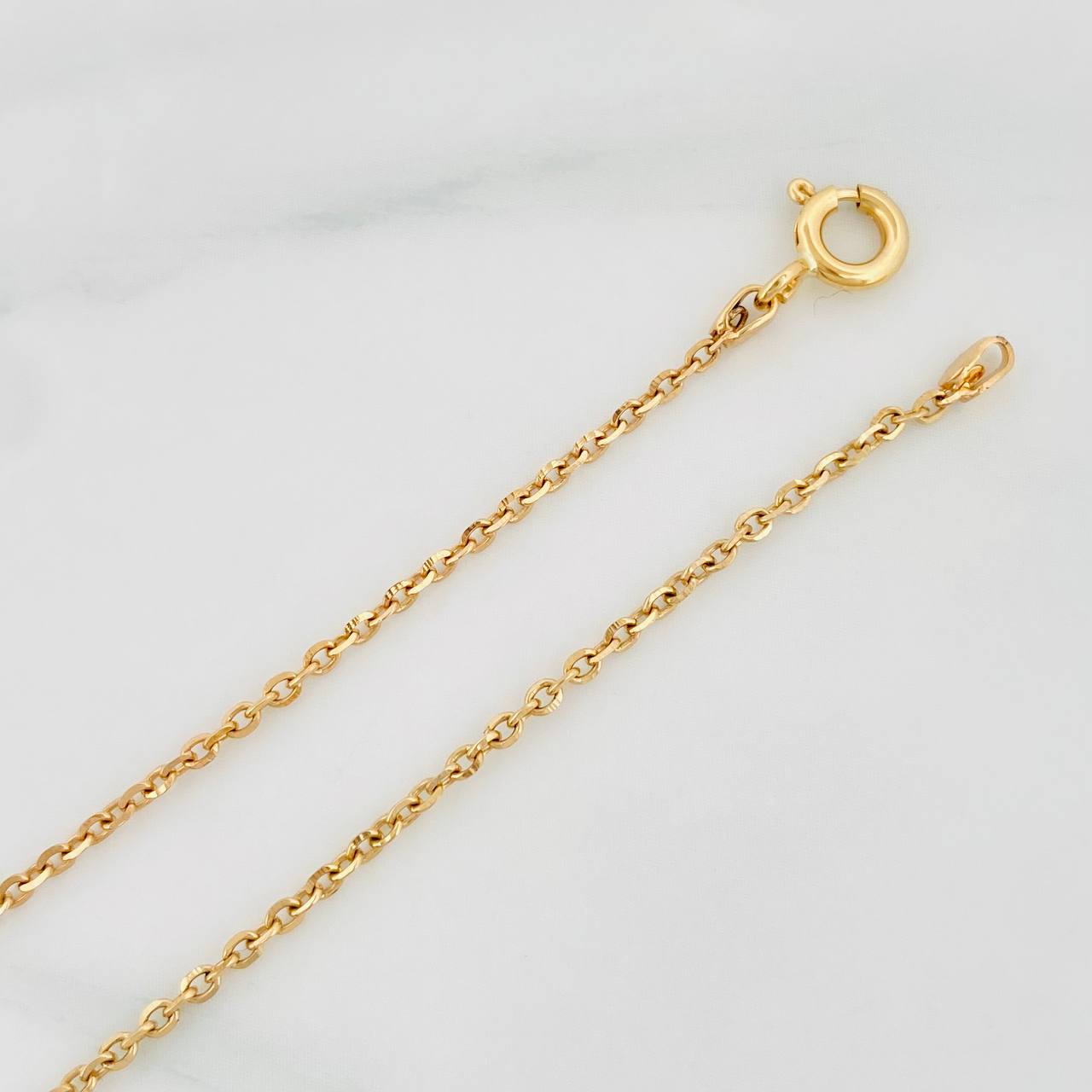 Pulso Aro Seguido Circulos 2.75g / 7 1/2 in / 1.39mm Oro Amarillo 18K