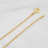 Pulso Aro Seguido Circulos 2.75g / 7 1/2 in / 1.39mm Oro Amarillo 18K