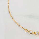 Pulso Aro Seguido Circulos 2.75g / 7 1/2 in / 1.39mm Oro Amarillo 18K