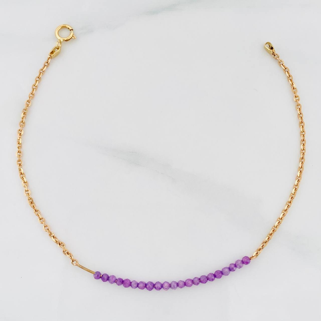 Classic Link Bracelet Beads 1.5g / 6 3/4 in / 1.47mm Yellow Gold 18K