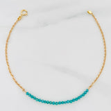 Pulso Aro Seguido Bolas 1.65g / 7 in / 1.5mm Oro Amarillo 18K