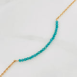 Pulso Aro Seguido Bolas 1.65g / 7 in / 1.5mm Oro Amarillo 18K