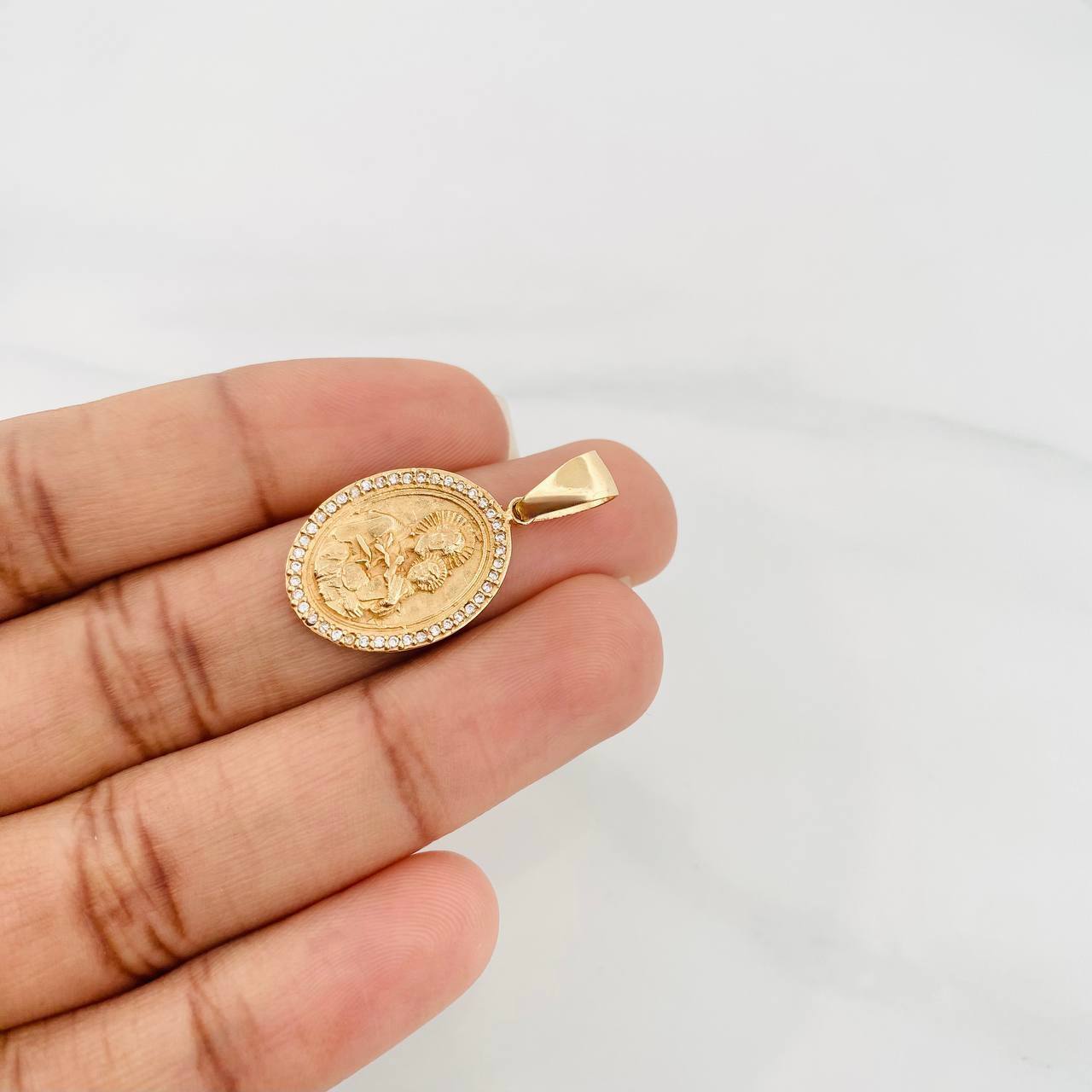 Dije San José 3.9g / 1 in Oro Amarillo 18K