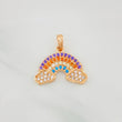 Pendant Rainbow 1.8g / 3/4 in 18K Rose Gold