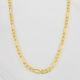 Cadena Figaro 7.55g / 24 in / 4.2mm Oro Amarillo 18K