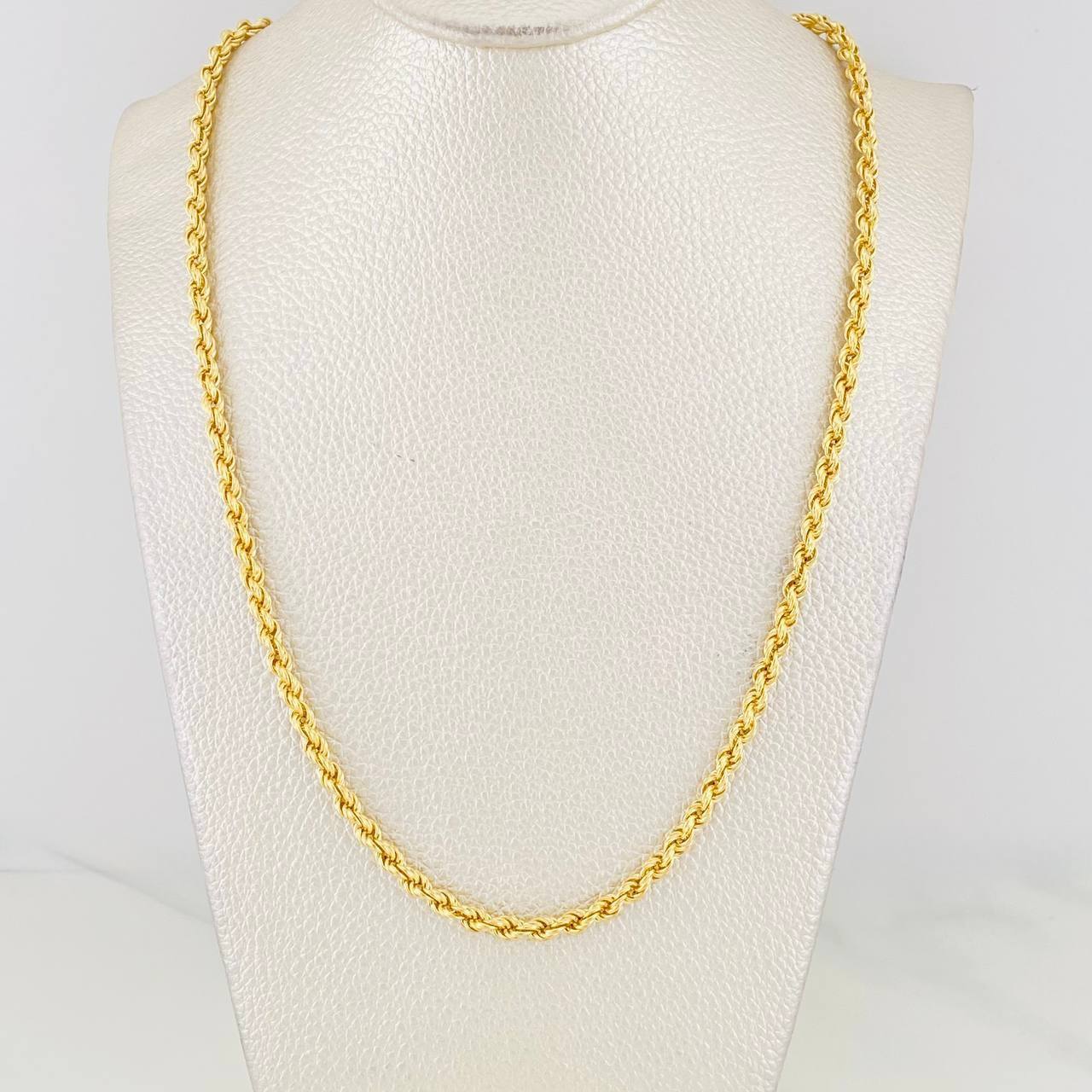 Cadena Lazo 10.95g / 26 in / 3.02mm Oro Amarillo 18K