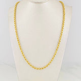 Cadena Lazo 10.95g / 26 in / 3.02mm Oro Amarillo 18K