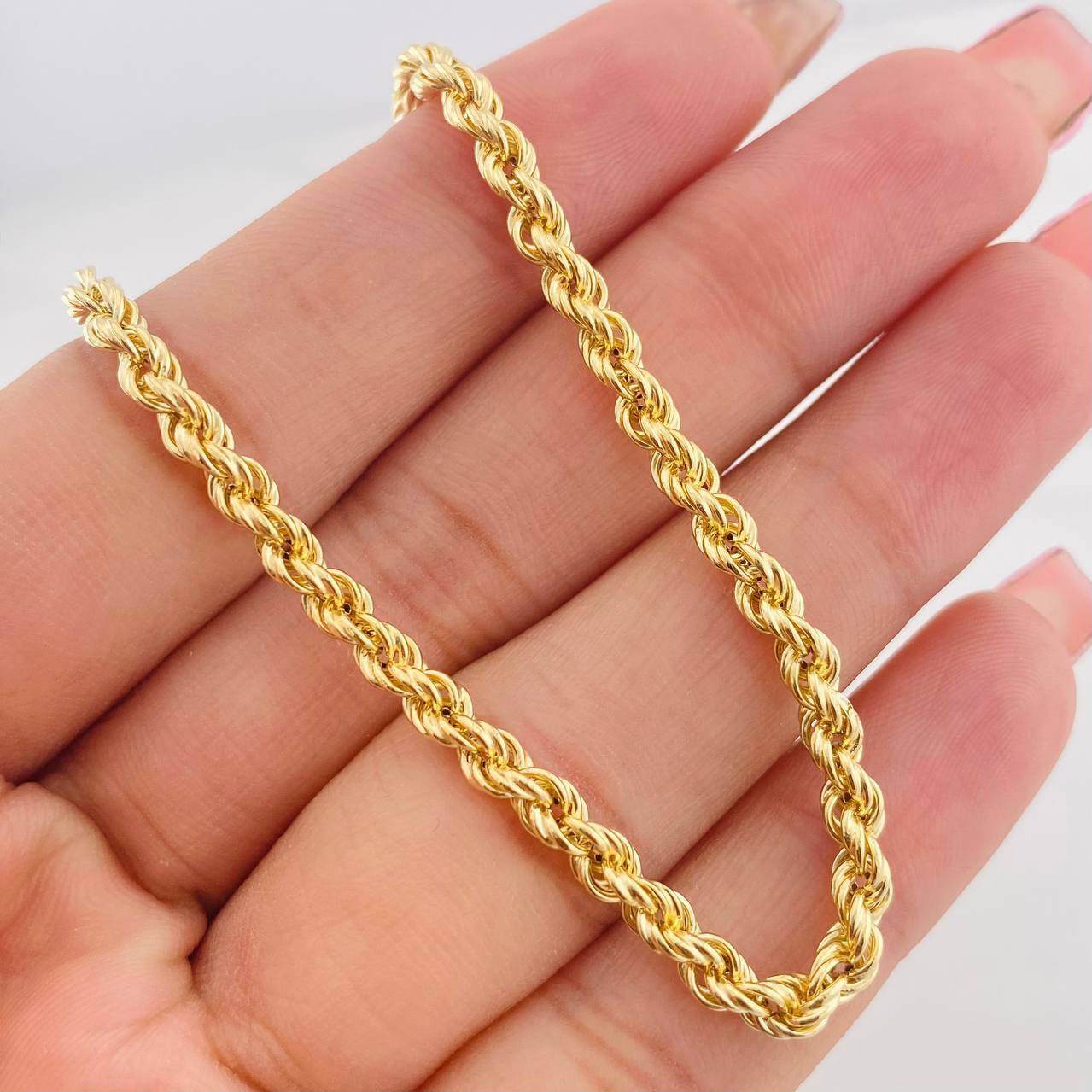 Cadena Lazo 10.95g / 26 in / 3.02mm Oro Amarillo 18K