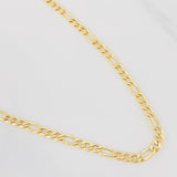 Cadena Figaro 6.65g / 24 in / 4.19mm Oro Amarillo 18K