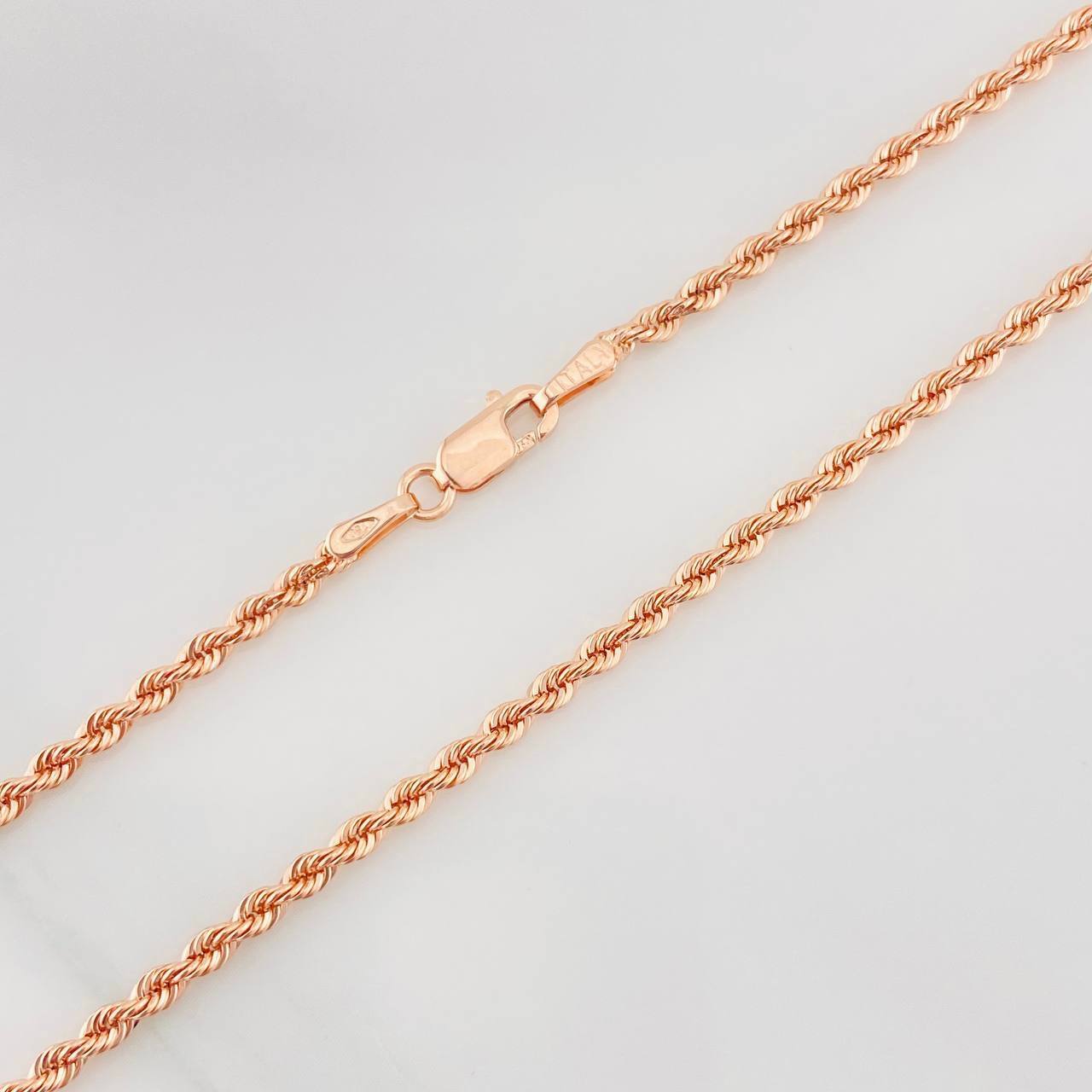 Cadena Lazo 3.8g / 24 in / 2.36mm Oro Rosa 18K