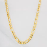 Cadena Figaro 7.4g / 24 in / 4.65mm Oro Amarillo 18K