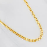 Cadena Cubana 7.95g / 28 in / 5.23mm Oro Amarillo 18K