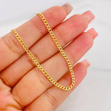 Cadena Cubana 2.35g / 18 in / 2.31mm Oro Amarillo 18K