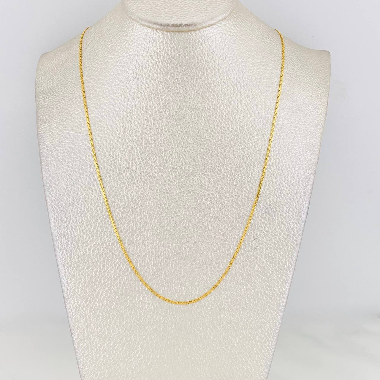 Cadena China 2.35g / 24 in / 1.22mm Oro Amarillo 18K