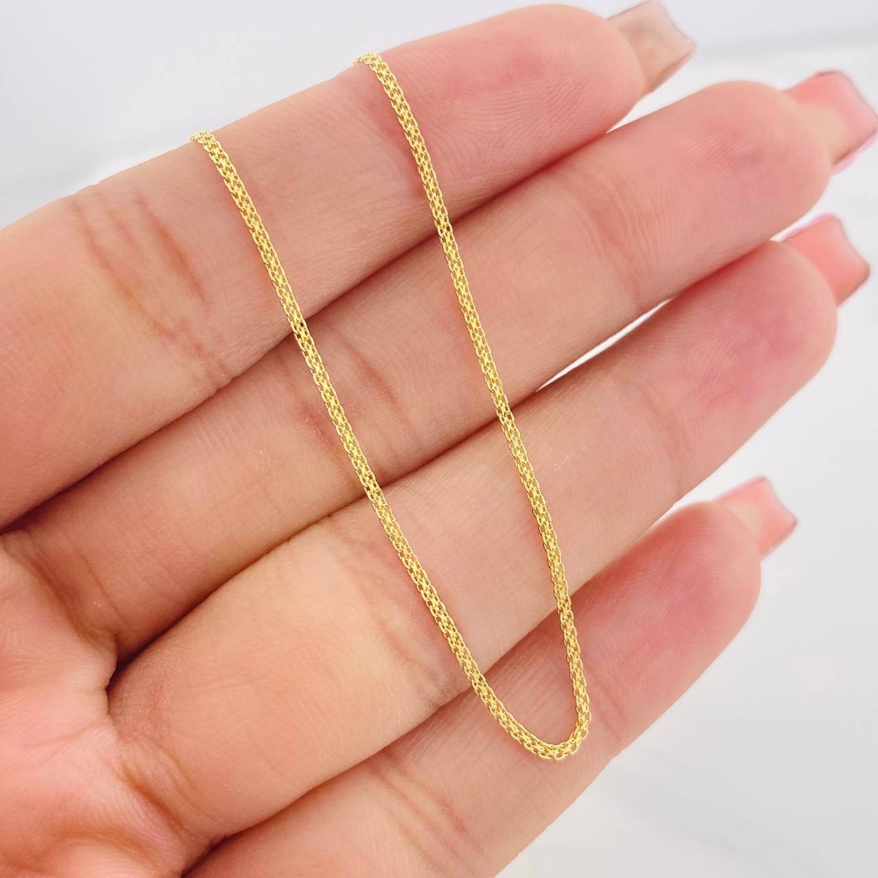 Cadena China 1.9g / 18 in / 1.35mm Oro Amarillo 18K