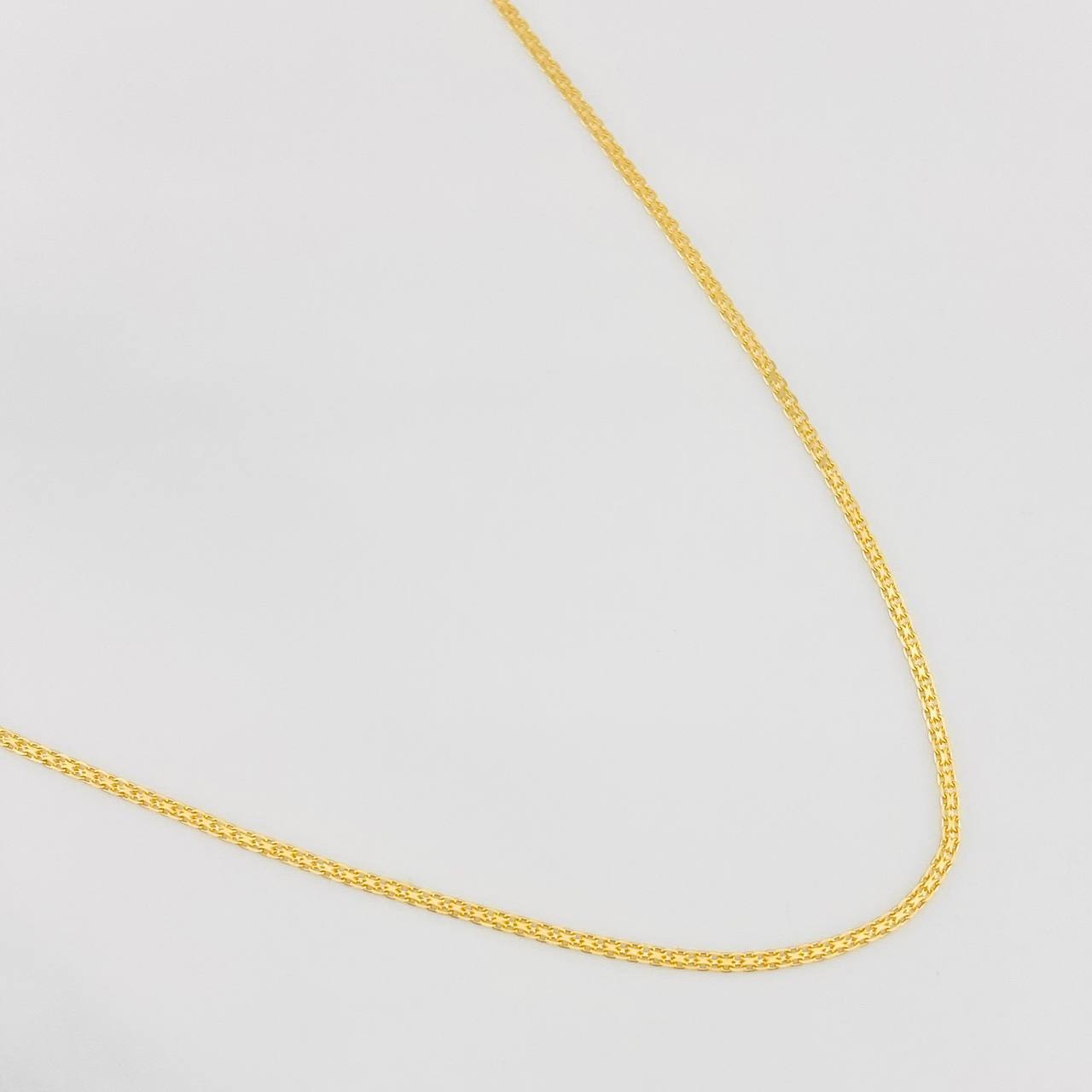 Cadena China 2.35g / 24 in / 1.22mm Oro Amarillo 18K