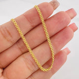 Cadena China 2.8g / 18 in / 2.53mm Oro Amarillo 18K