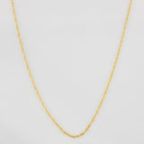 Cadena Singapur 0.85g / 20 in / 0.55mm Oro Amarillo 18K