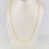 Cadena Lazo 1.1g / 24 in / 1.08mm Oro Amarillo 18K
