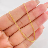 Cadena Lazo 1.15g / 24 in / 0.71mm Oro Amarillo 18K