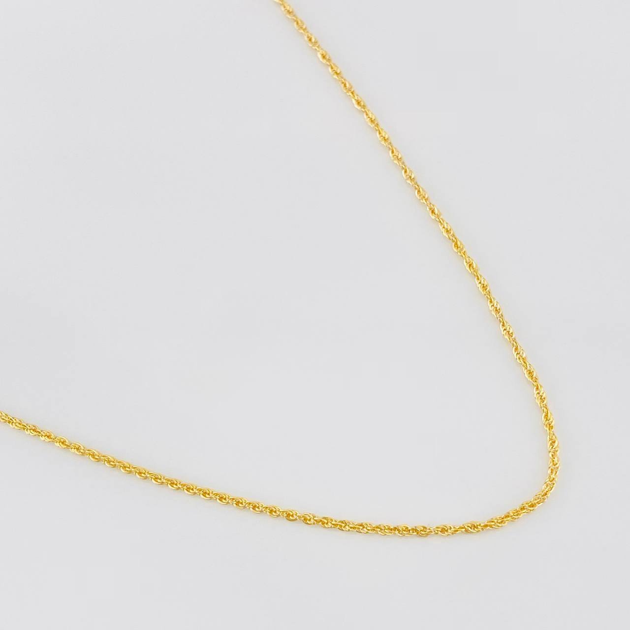 Cadena Lazo 1.15g / 24 in / 0.71mm Oro Amarillo 18K