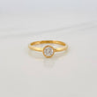 Anillo Solitario Diamantes 29Pts 1.6 g / T6 1/4 Oro Amarillo 18K