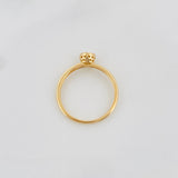 Anillo Solitario Diamantes 29Pts 1.6 g / T6 1/4 Oro Amarillo 18K