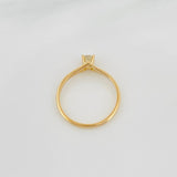 Anillo Solitario Diamantes 25Pts 1.8 g / T6 1/4 Oro Amarillo 18K