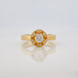 Anillo Solitario Diamantes 38Pts 2.85 g / T6 3/4 Oro Amarillo 18K